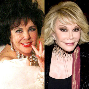 Elizabeth Taylor, Joan Rivers Elizabeth Taylor, Joan Rivers